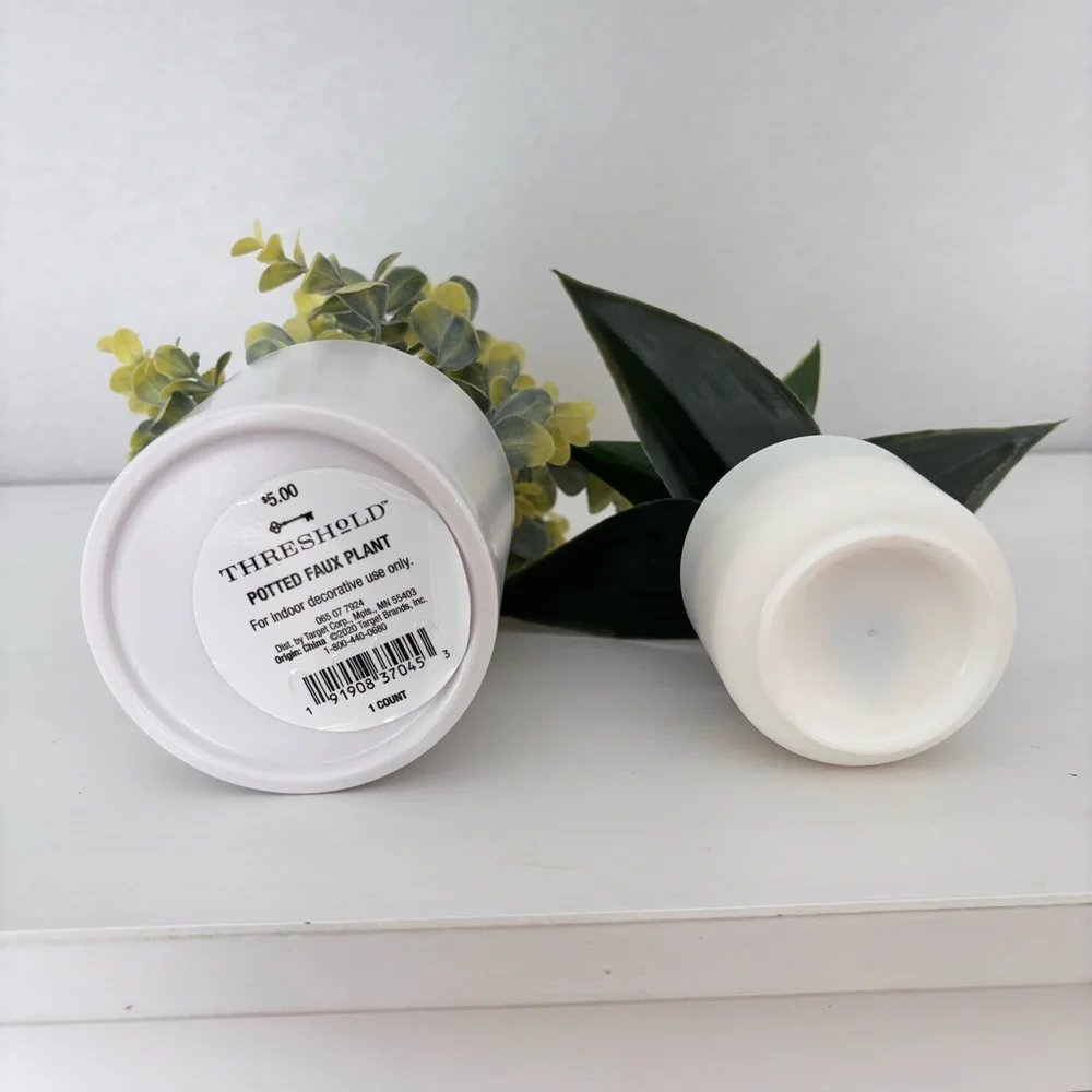 Threshold faux potted